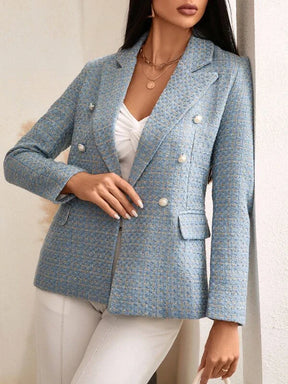 Blazer Antonella Forrado 2024 - Tecido Tweed Texturizado