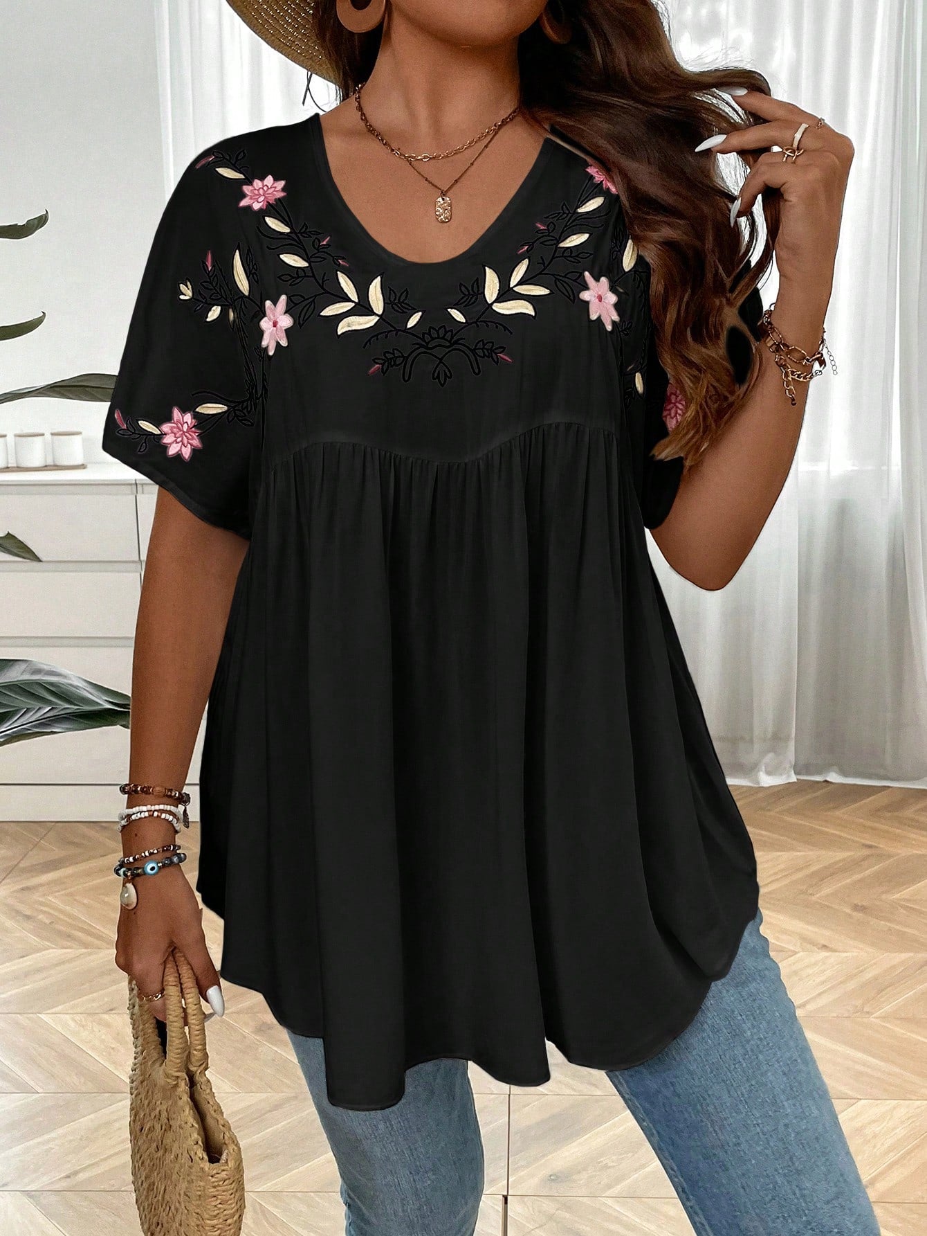 Blusa Bordada Mariah